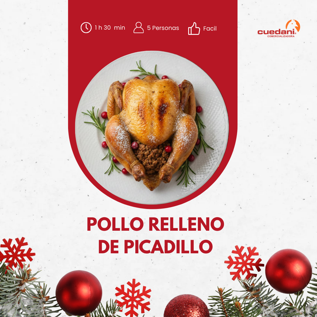 Pollo Relleno de Picadillo