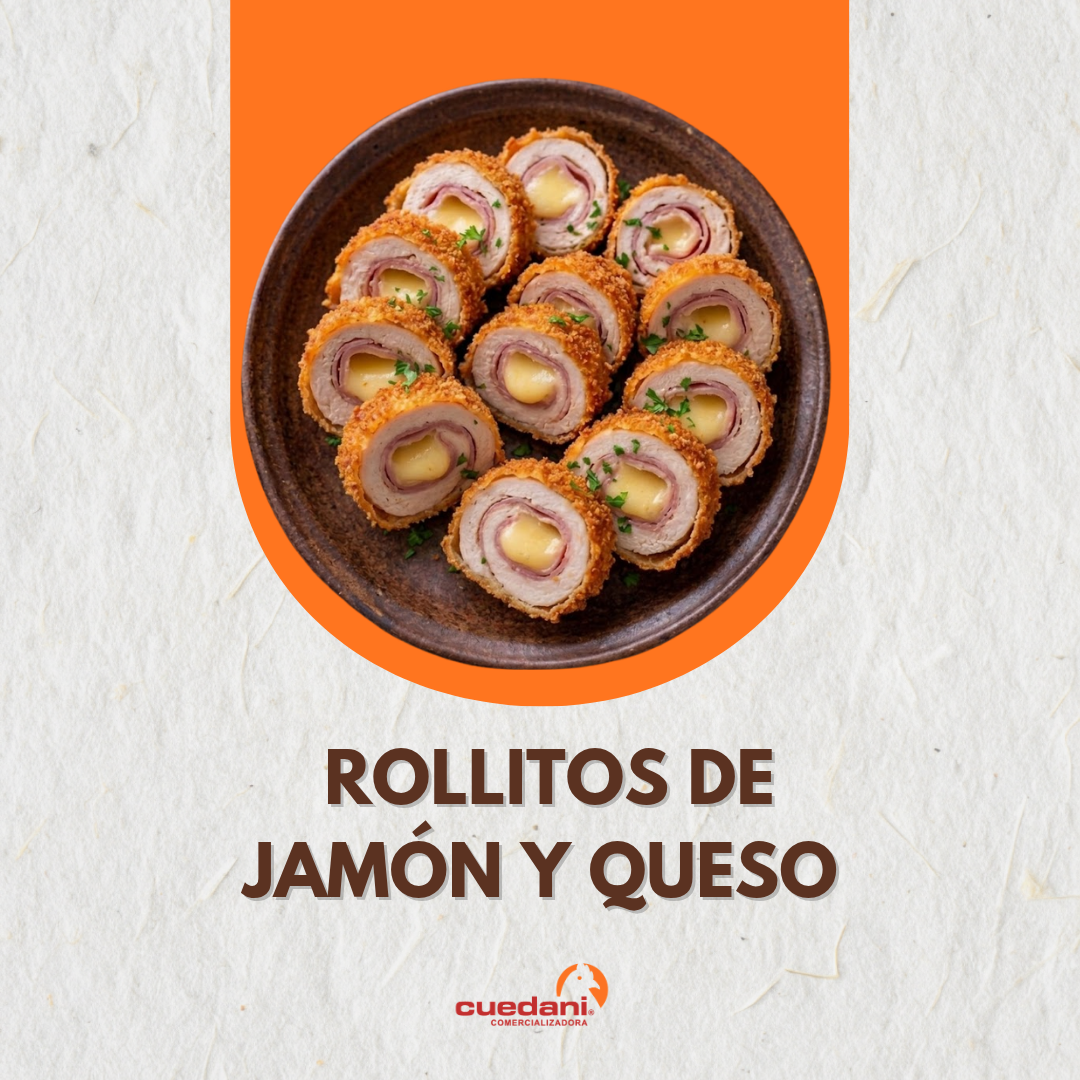 Rollitos de Jamon y Queso Cuedani
